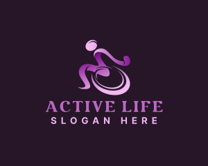 Disability Wheelchair Shelter logo design