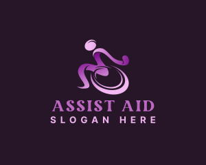 Disability Wheelchair Shelter logo design