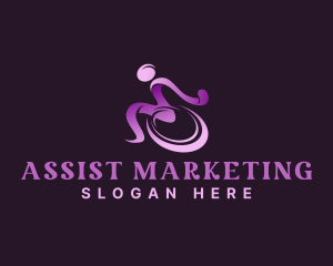 Disability Wheelchair Shelter logo design