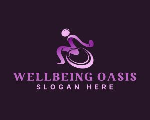 Disability Wheelchair Shelter logo design