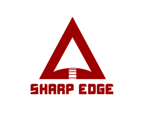 Red Arrowhead Direction logo design