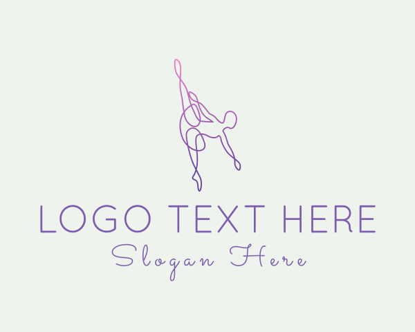 Stretching logo example 1