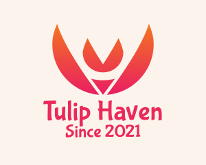 Tulip Garden Floristry logo design