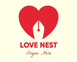 Pen Nib Love logo