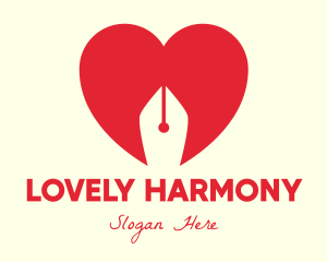 Pen Nib Love logo