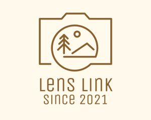 Outdoor Camera Lens logo design