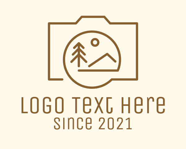 Pine Tree logo example 4