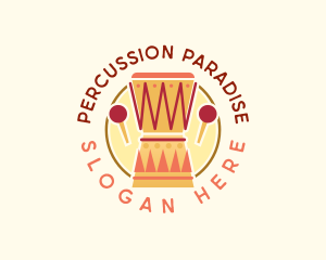 Music Drum Djembe logo