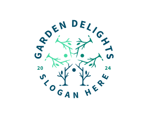 Tree House Garden logo design