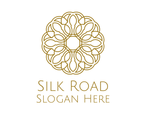 Gold Flower Logo