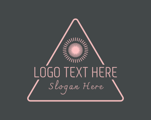 Feminine Sun Triangle Jewelry logo