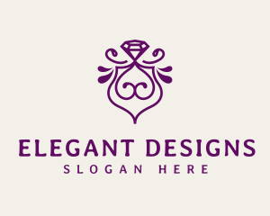 Vintage Diamond Jewelry logo design