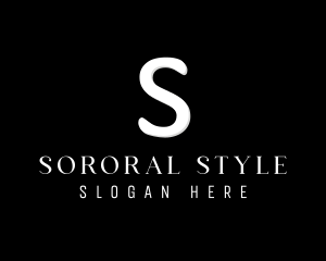 Serif Style Lettermark logo design