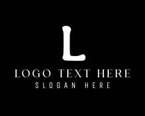 Serif Style Lettermark Logo