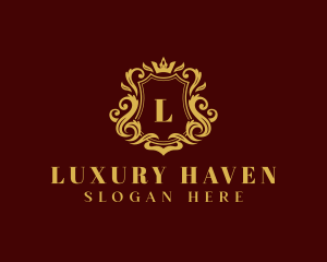 Luxury Regal Boutique  logo design