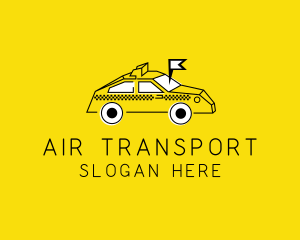 Taxi Transport Locator logo design