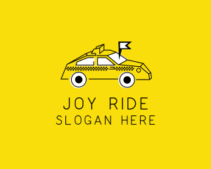 Taxi Transport Locator logo design