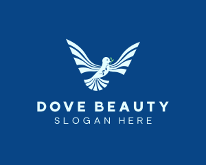 Dove Leaf Freedom logo design