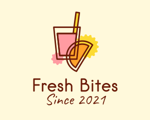 Fresh Fruit Cooler logo design