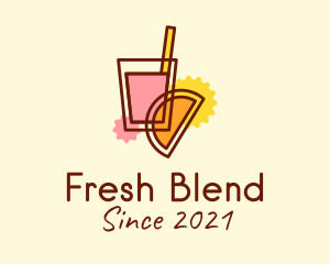 Fresh Fruit Cooler logo design