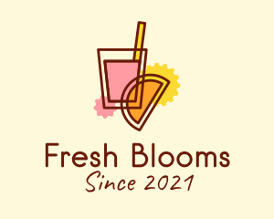 Fresh Fruit Cooler logo design