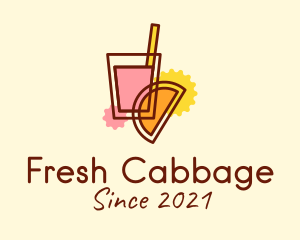 Fresh Fruit Cooler logo design