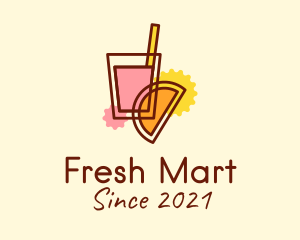 Fresh Fruit Cooler logo design