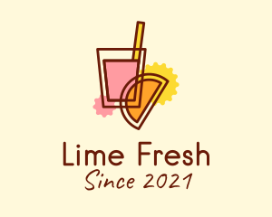 Fresh Fruit Cooler logo design