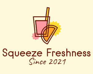 Fresh Fruit Cooler logo design