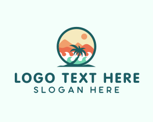 Palm Tree Beach logo