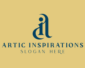 Luxury Professional Enterprise Letter AI logo design