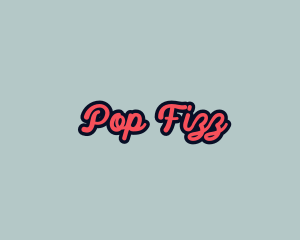 Retro Pop Script logo