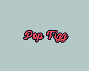 Retro Pop Script logo design