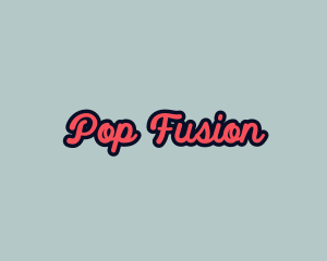 Retro Pop Script logo