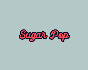 Retro Pop Script logo design