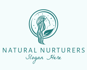 Natural Deity Woman logo design