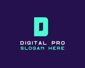 Digital Computer Developer logo design