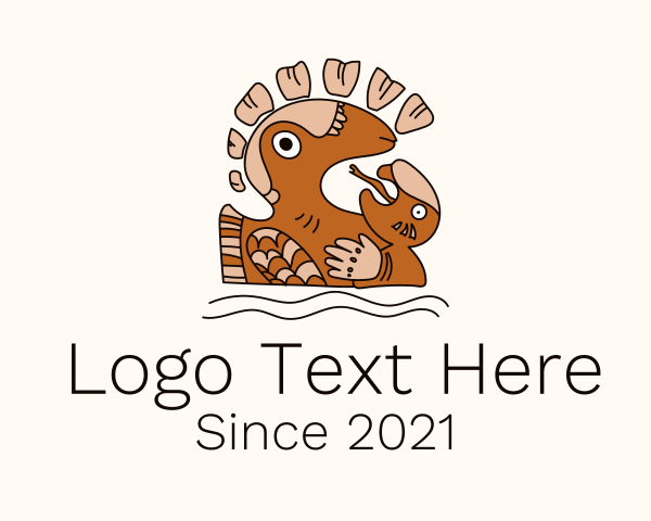 Quetzalcoatl logo example 1