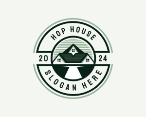 House Roofing Residential logo design