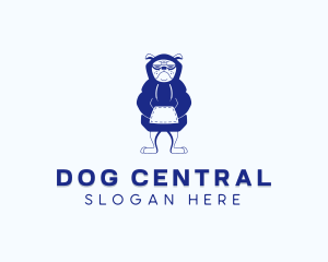 Pug Dog Hoodie logo design