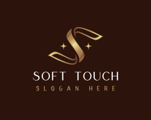 Luxury Ribbon Letter S logo design