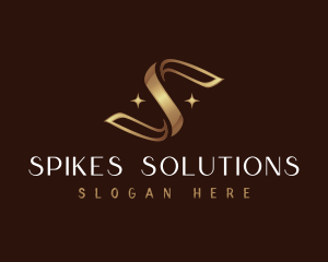 Luxury Ribbon Letter S logo design