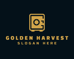 Golden Money Vault logo design