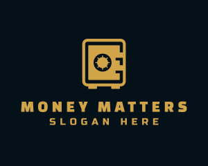 Golden Money Vault logo design