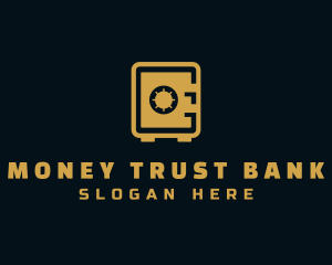 Golden Money Vault logo design