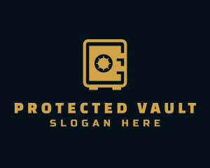 Golden Money Vault logo design