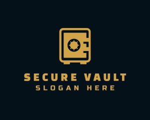 Golden Money Vault logo design