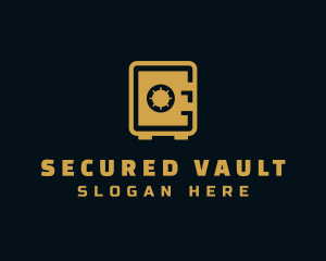 Golden Money Vault logo design