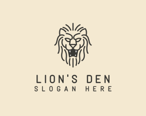 Wild Lion Safari logo design