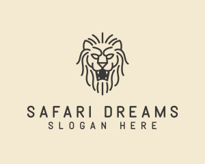 Wild Lion Safari logo design